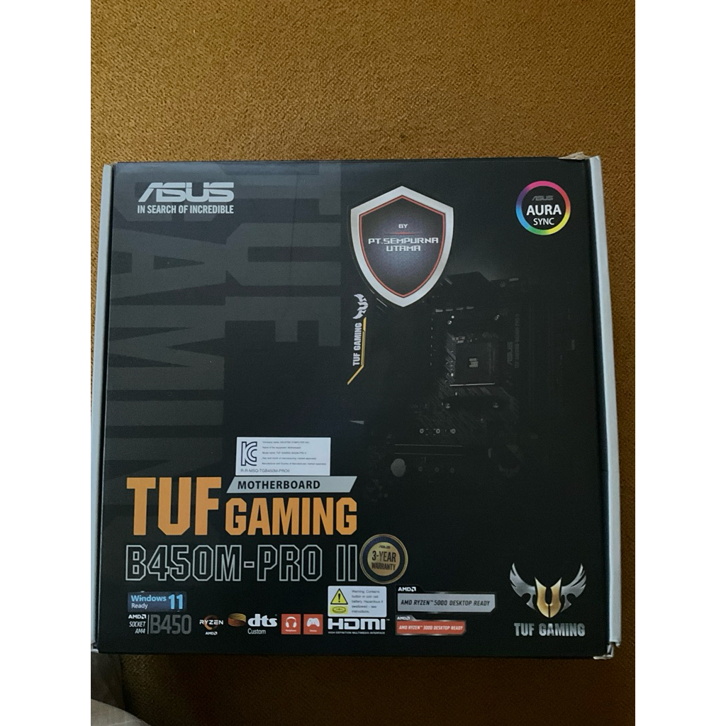 Mobo ASUS TUF Gaming B450M PRO II