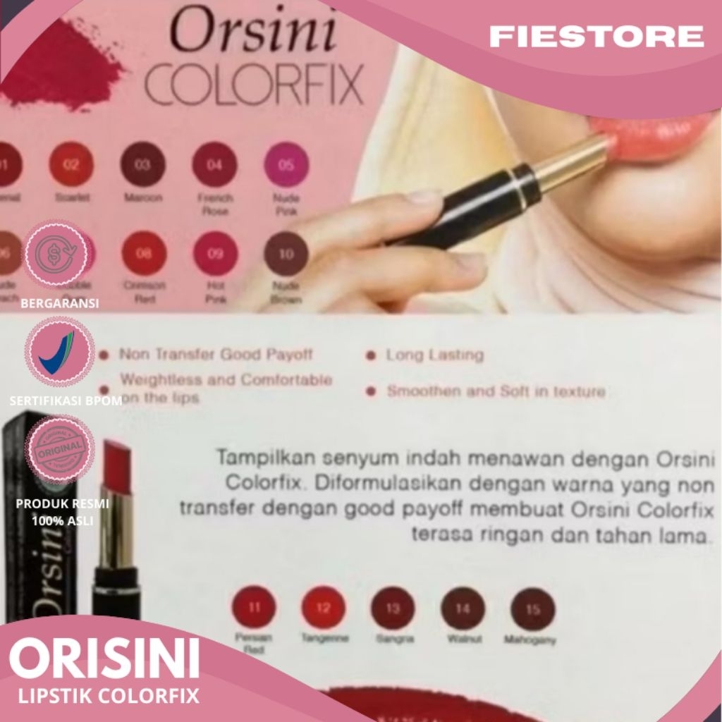 ORSINI LIPSTIK COLOURFIX