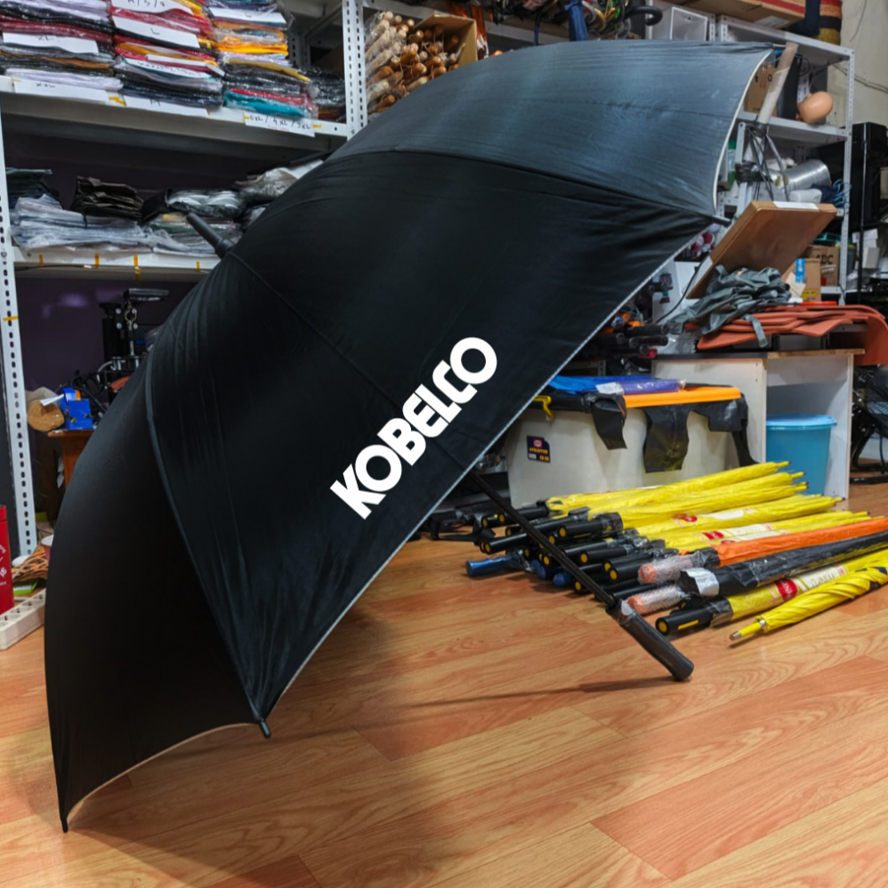 Grosir Payung Jumbo Otomatis Custom Sablon Anti Luntur