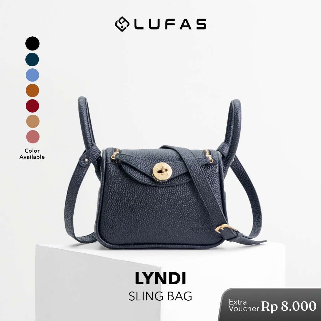 [Lyndi Bag] LUFAS Tas Bahu / Tas Selempang Wanita / Sling Bag Wanita Elegan
