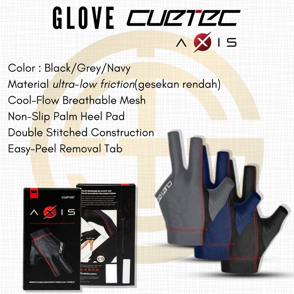 Glove Cuetec Axis Billiard