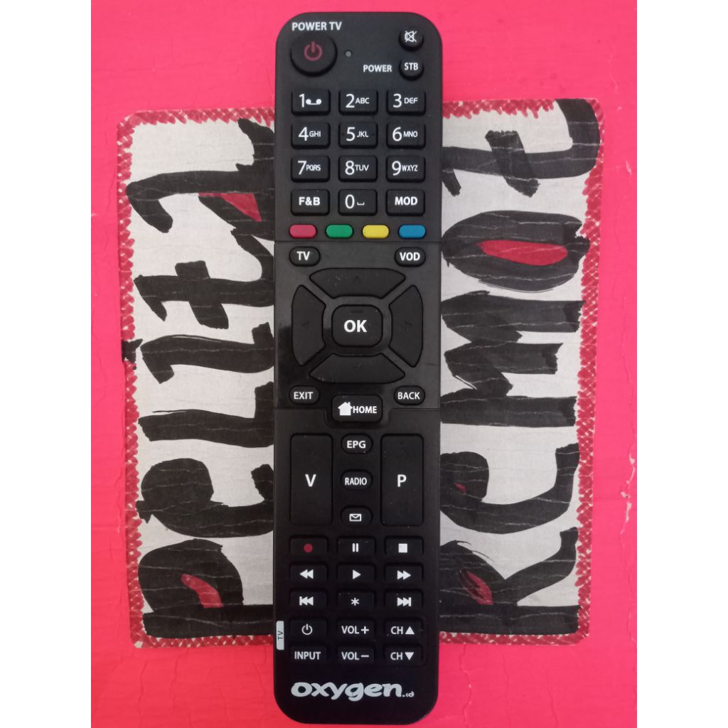 Remote OXYGEN Receiver Digital Parabola STB original terlengkap