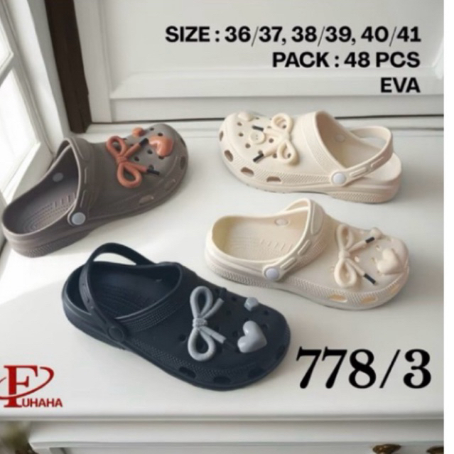 Sandal Baim Coquette - Sandal Baim Perempuan - Sandal Baim Antislip - Sandal Baim Wanita Coquette Vi