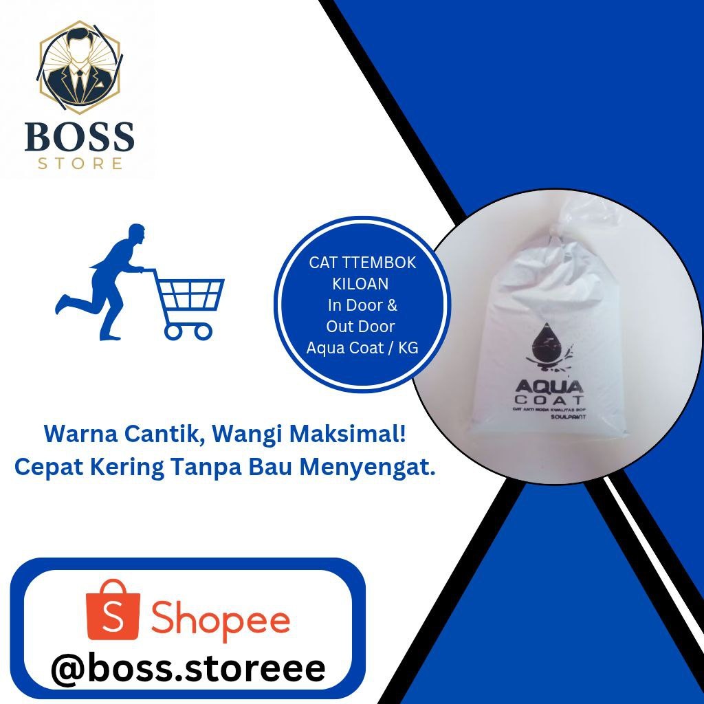 Cat Tembok Kiloan Aqua Coat Dalam Ruangan Dan Luar Ruangan Anti Jamur