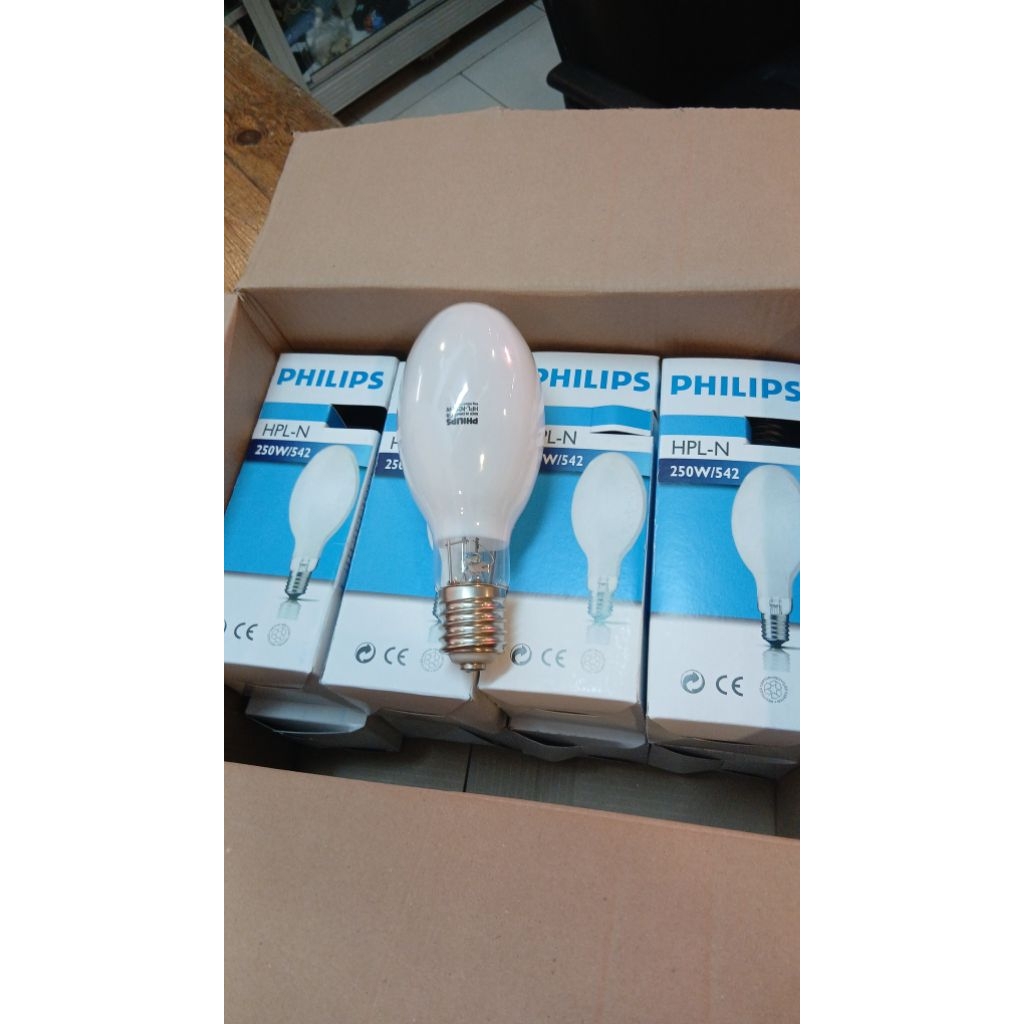 lampu mercury HPL-N 250w philips