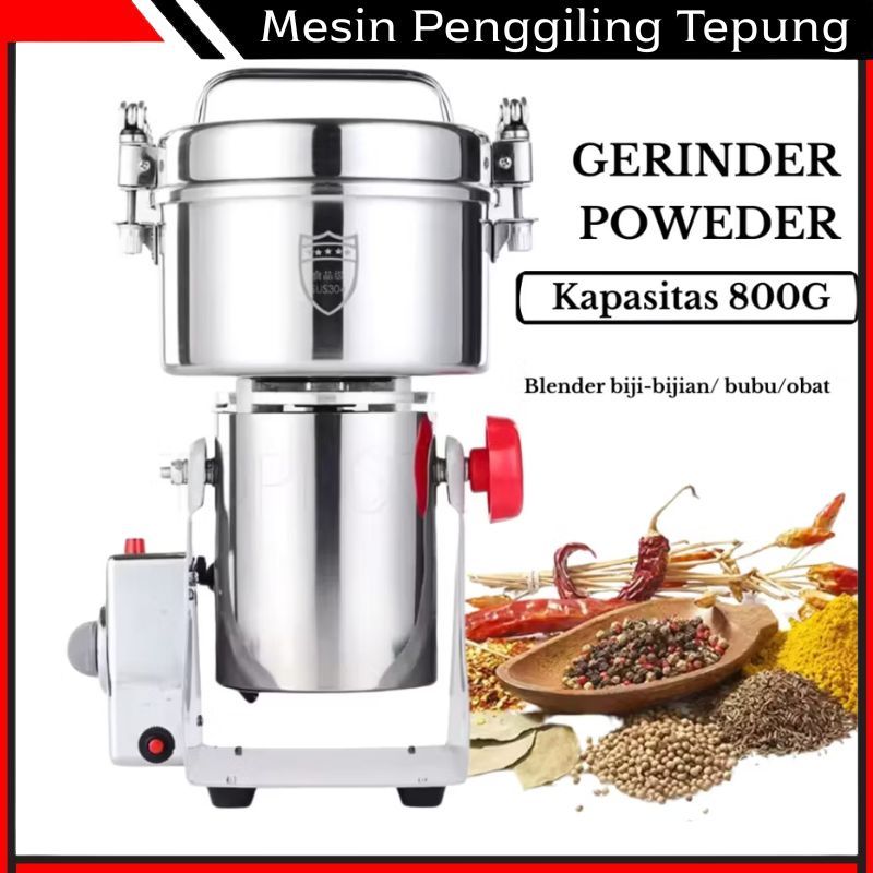 Mesin Penggiling Tepung Mesin Penggiling Rempah Rempah Mesin Giling Daging Listrik