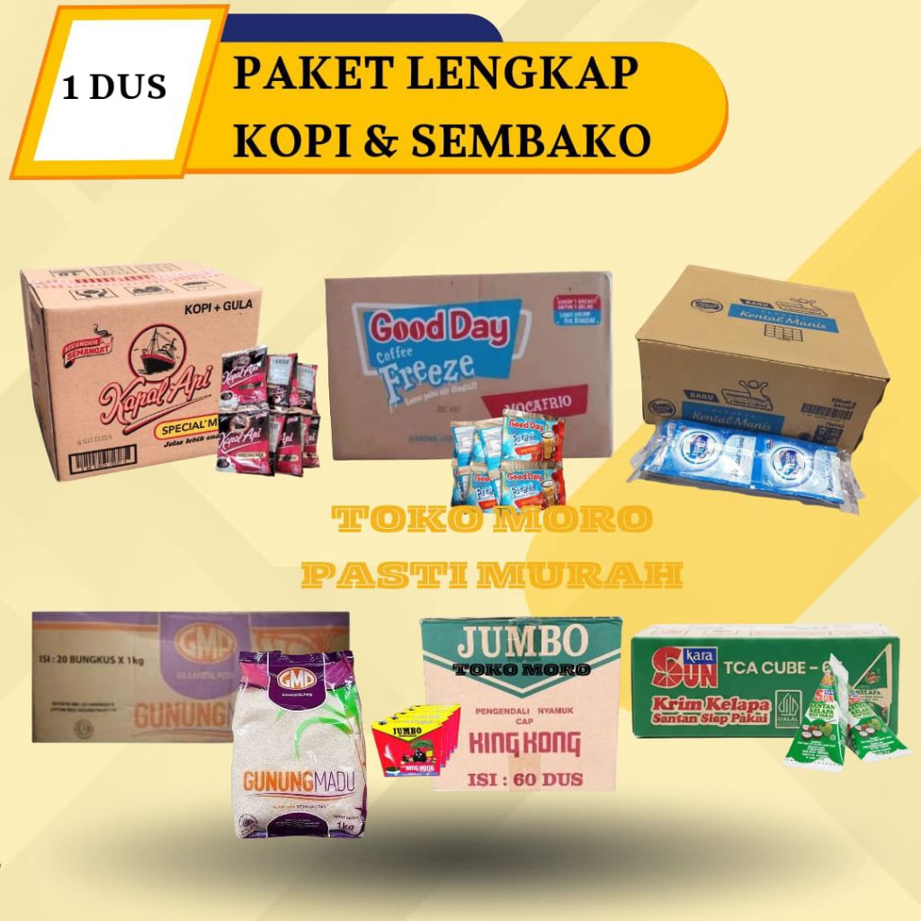 PAKET LENGKAP ANEKA KOPI DAN SEMBAKO