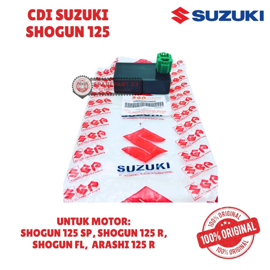 CDI ORIGINAL SUZUKI SHOGUN 125, SHOGUN 125 SP, SHOGUN 125 R, SHOGUN FL, ARASHI 125 R