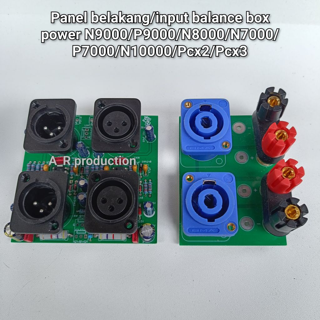 Kit input balance | kit panel belakang power N9000/P9000/N7000/P7000/N8000/N10000/Pcx2/pcx3 double l