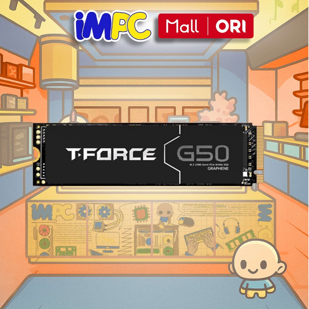 SSD TEAM T-FORCE G50 512GB M.2 NVME - PCIe Gen4x4
