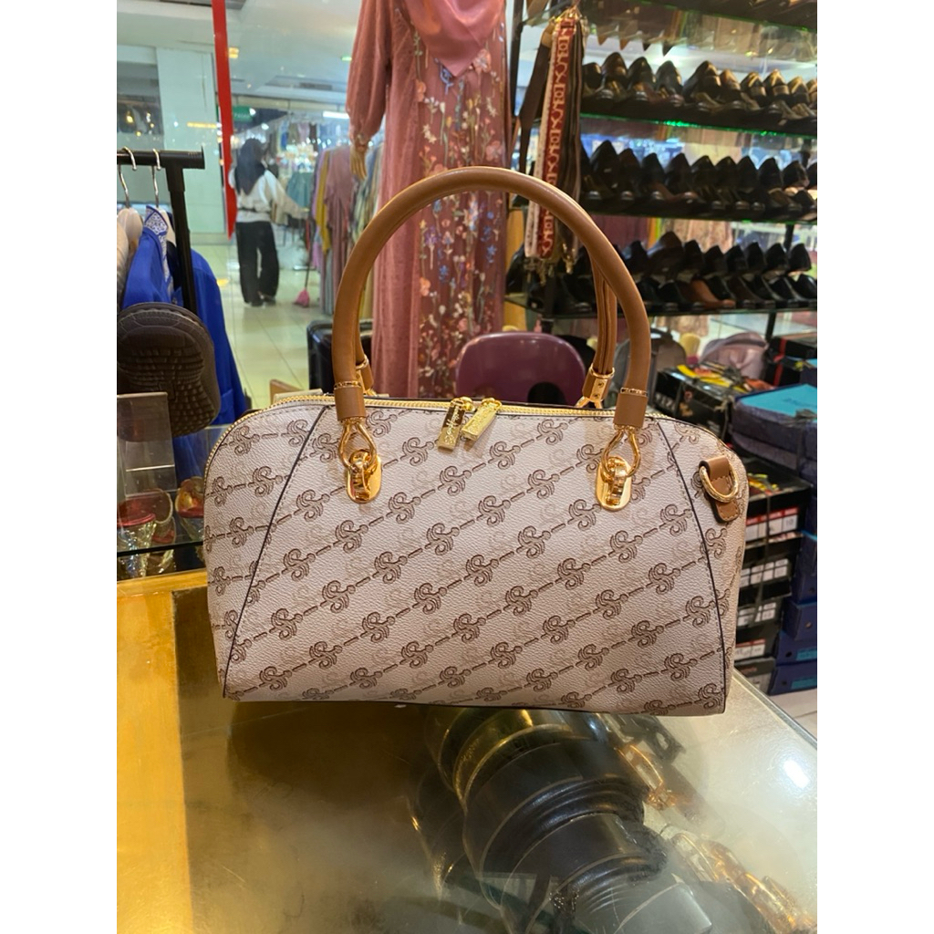 TAS WANITA WARNA CREAM TAS KEBAYA IBU MODEL TERBARU 13226