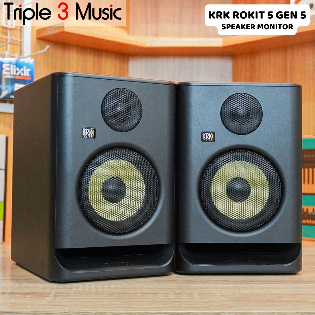 KRK ROKIT 5 G5 Studio Monitor 5-inch Powered Speaker (Pair)