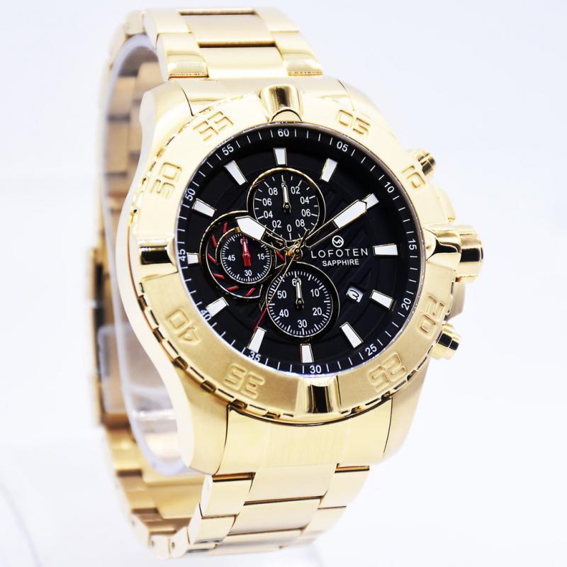 LOFOTEN Jam Tangan Pria F-6512MC Stainless Steel Original Watch