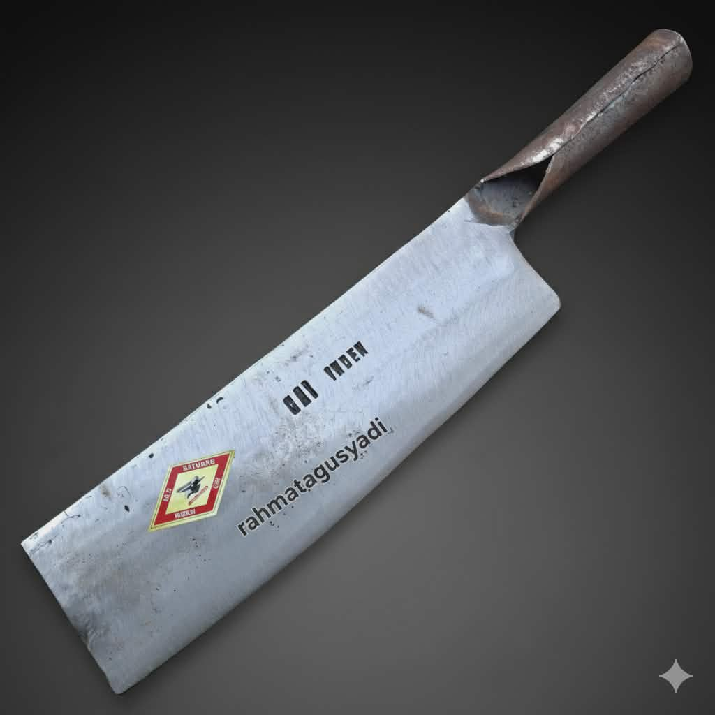 Pisau Dapur Premium Baja Per Tajam Potong Tulang & Daging Sapi dan Ikan Berkualitas