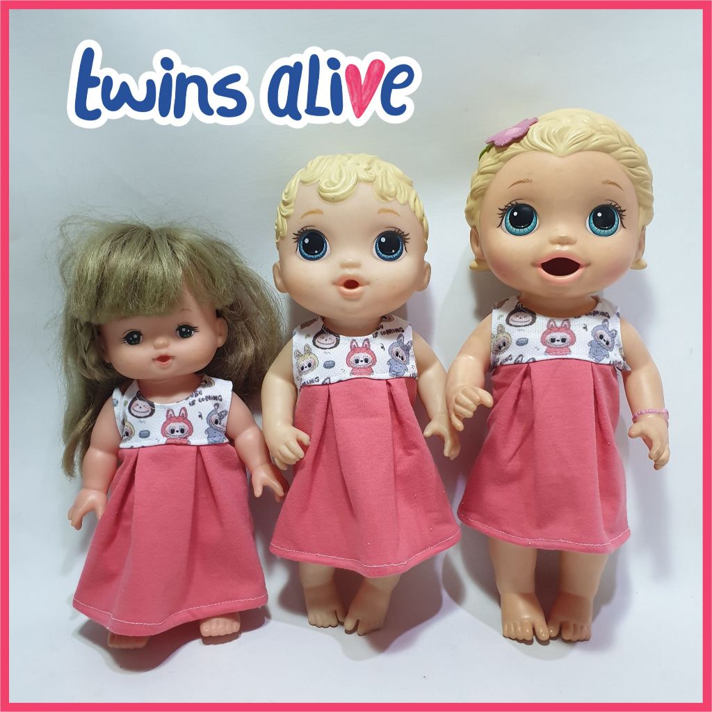 READY  Baju Boneka Baby Alive Dress Baby Doll Labubu