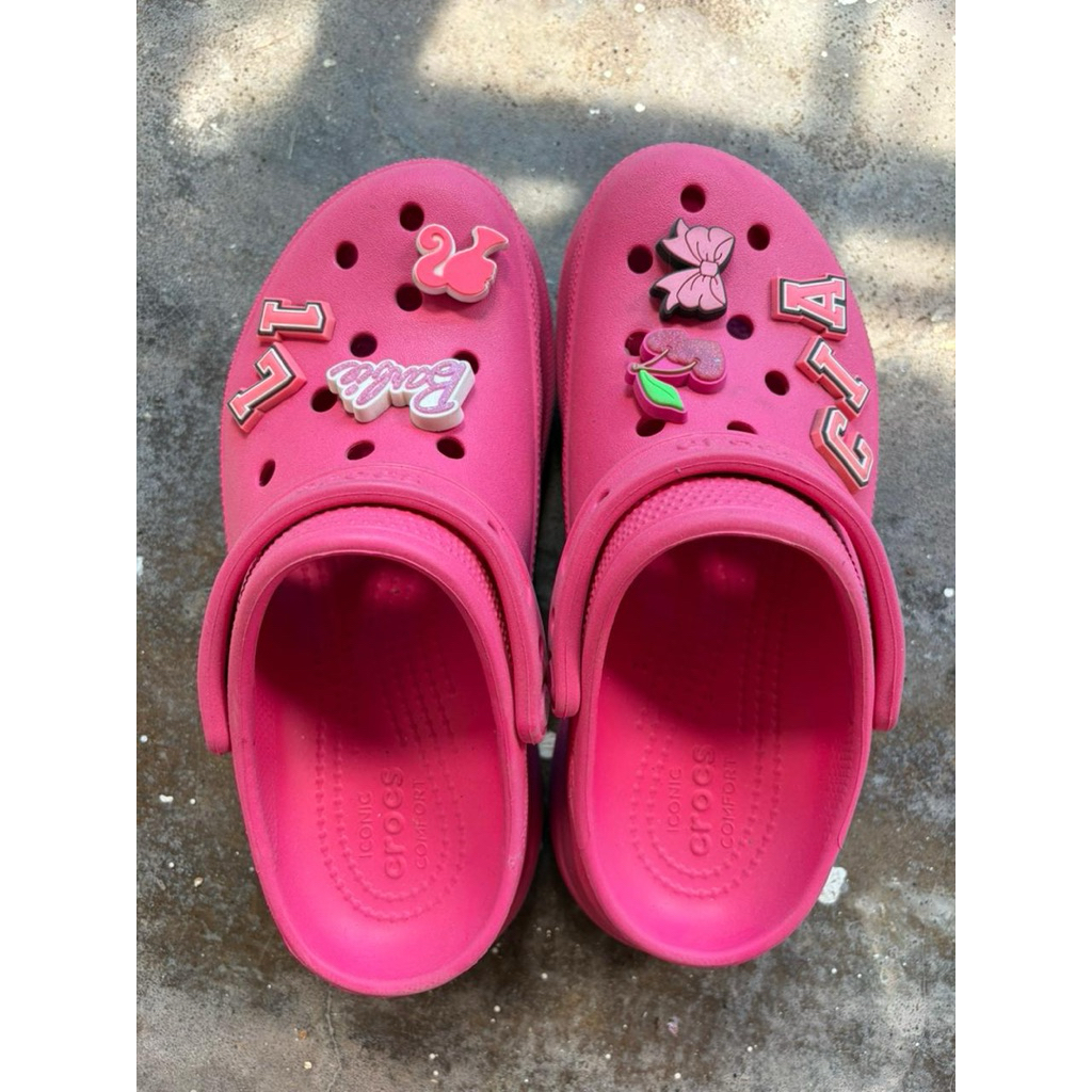 preloved sandal kodok crocs