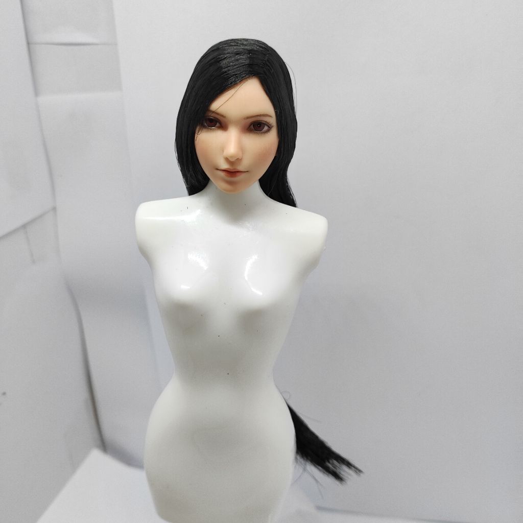 skala 1/6 tifa Lockhart headsculpt figure pale female kitbash
