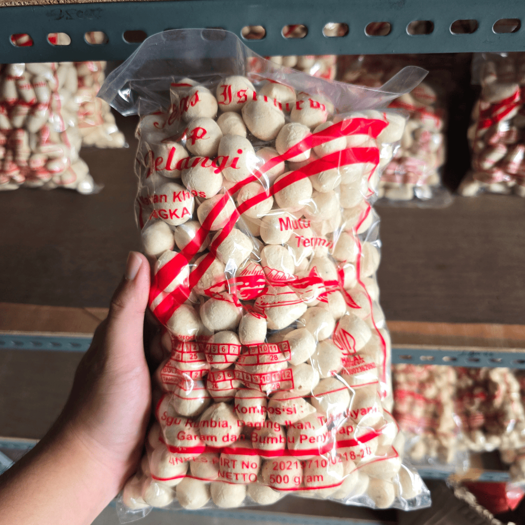 Getas Pelangi Ikan Tenggiri - 500 gram - Getas Pelangi Ikan Tenggiri Khas Bangka