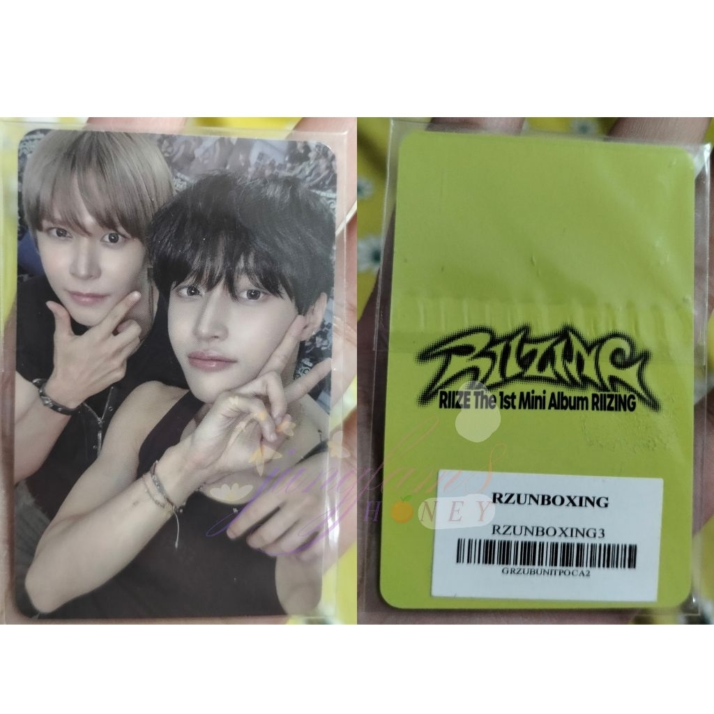PC PHOTOCARD SEOKNEN DOLNEN EUNSEOK WONBIN RIIZE