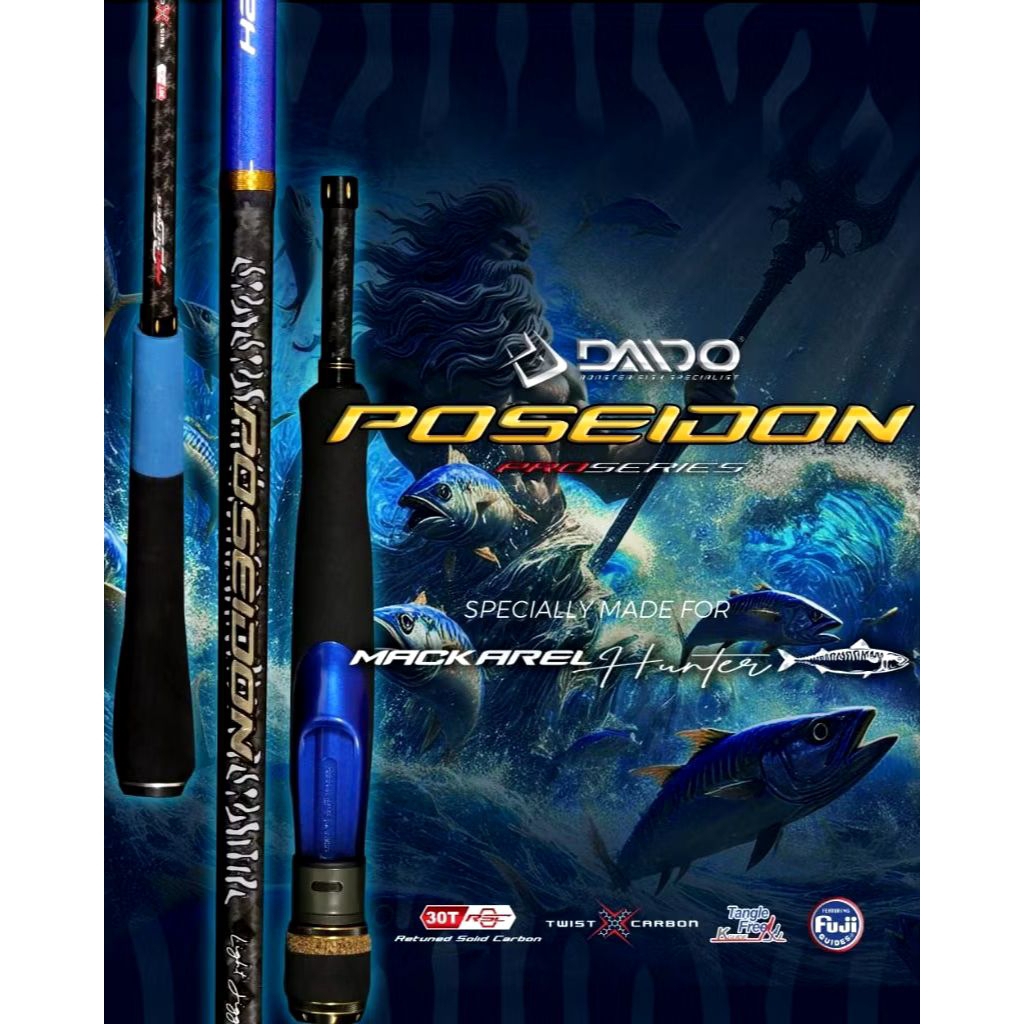 joran pancing Daido Poseidon Mackarel Hunter