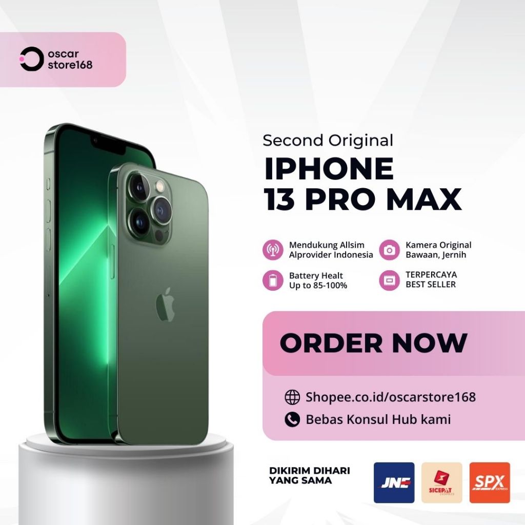 IPHONE 13 PRO MAX SECOND ORIGINAL128GB/256GB