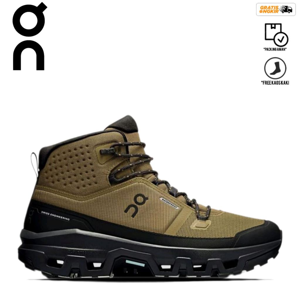 Sepatu Hiking Cloudrock Waterproof Boots Hunter/Black