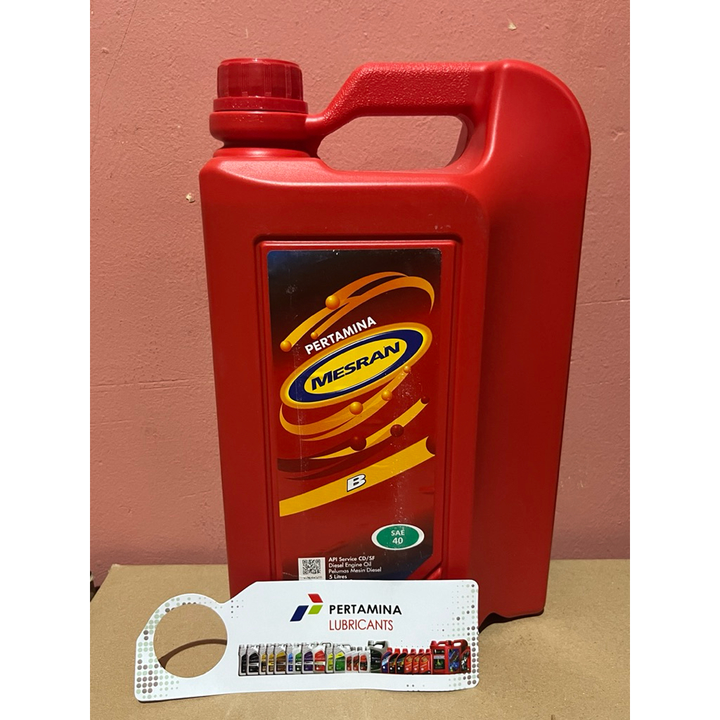 OLI MESRAN B 5 LITER PELUMAS OLI MESIN MOBIL