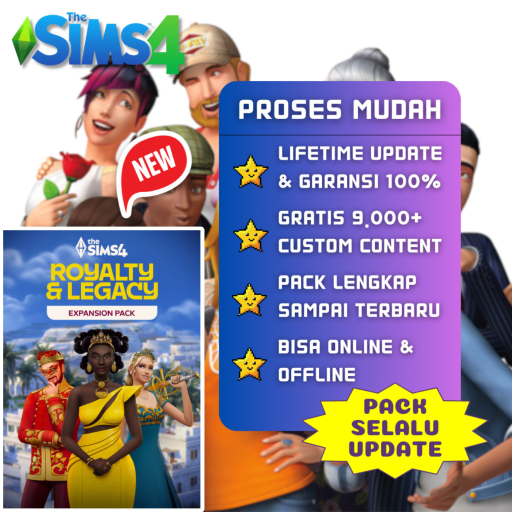 The Sims 4 Original + Full Pack DLC [LIFETIME UPDATE]