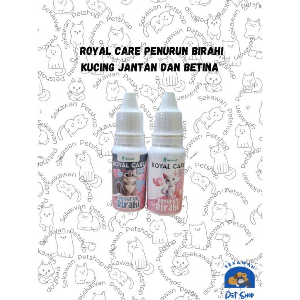 Holycat Royal Care Penurun Birahi (Kucing Jantan & Betina)