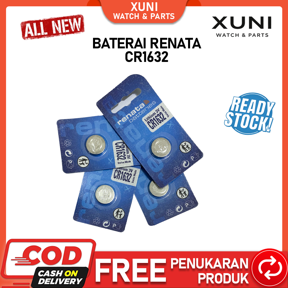 Baterai RENATA CR1632 CR 1632 Battery RENATA CR1632 CR 1632 Batre RENATA CR1632 CR 1632