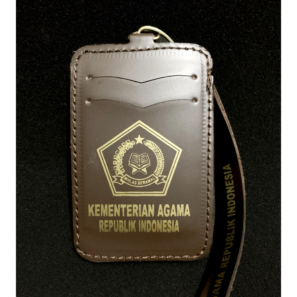 Id card kulit KEMENAG // Tempat id card Kementerian Agama RI