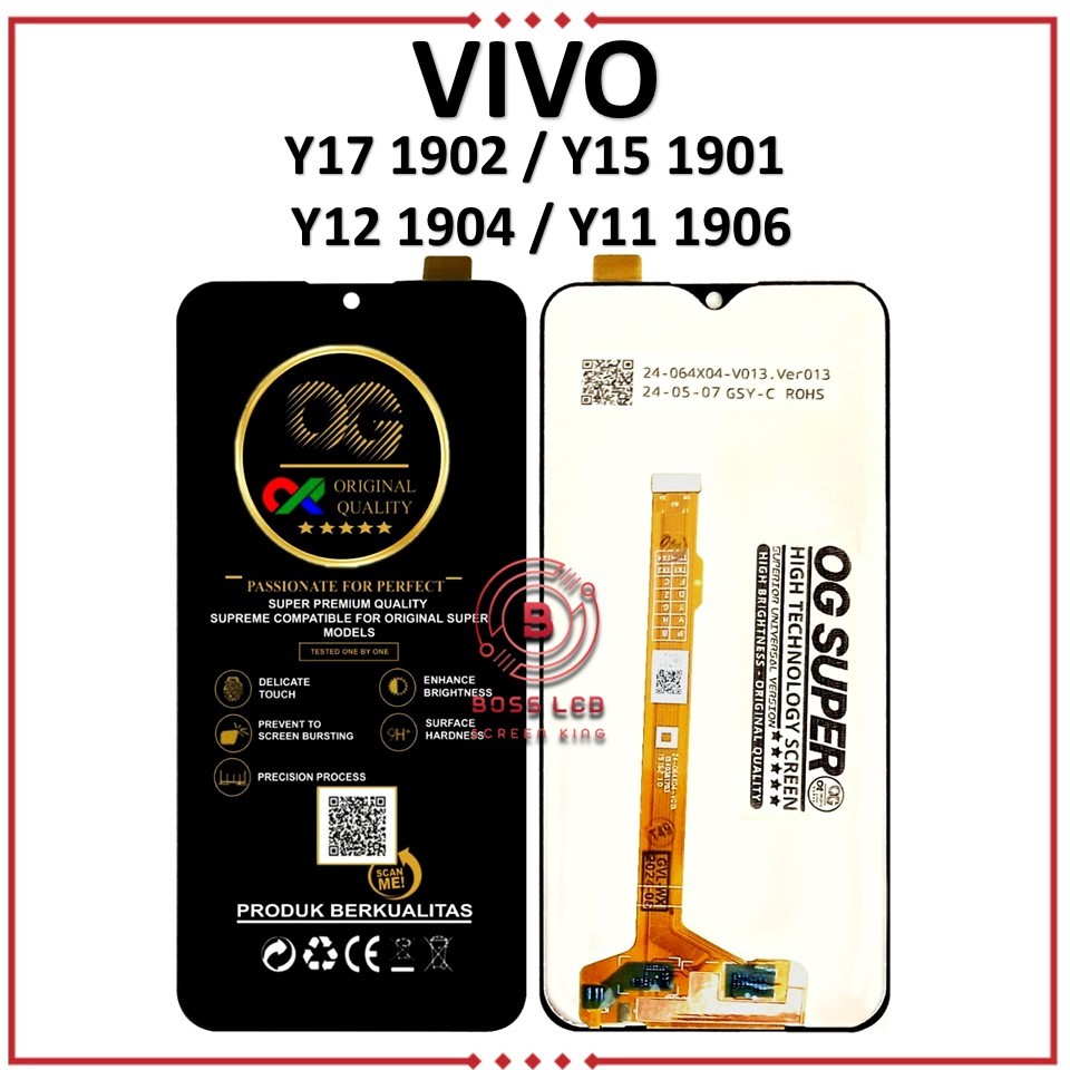 LCD TOUCHSCREEN VIVO Y17 1902 / Y15 1901 / Y12 1904 / Y11 1906 ORIGINAL