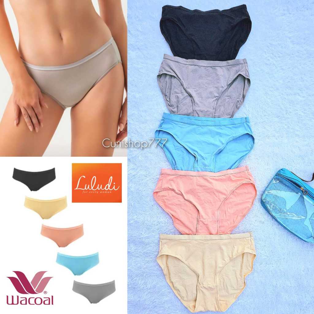 LULUDI by WACOAL PANTY KATUN CD CELANA DALAM WANITA POLOS LP 5020 LP5020