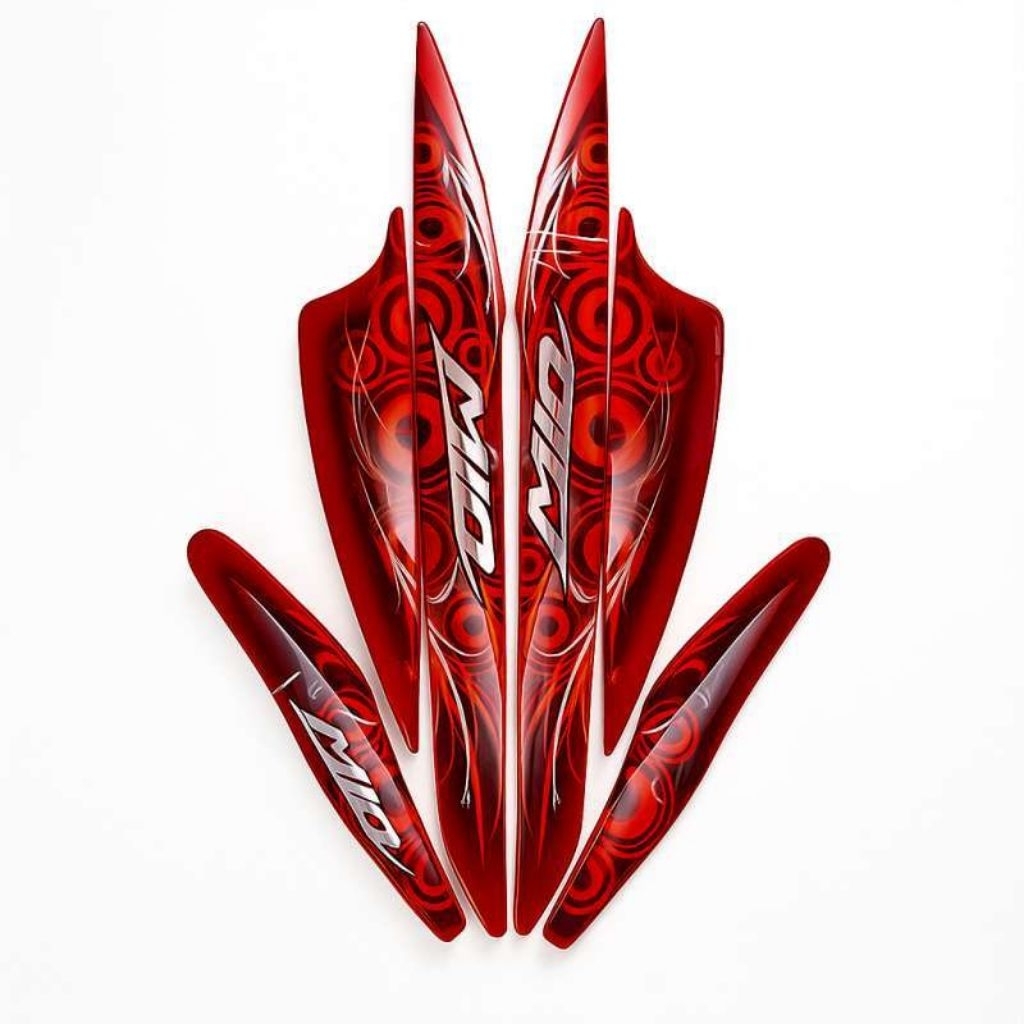 Striping stiker body motor Yamaha Mio Sporty Smile 2010 stiker list bodi mio sporty tahun 2010-2011