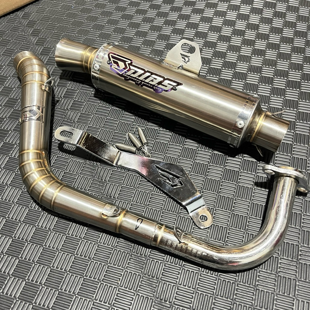 knalpot DIBS all matic tipe samlong free breket corong EX01