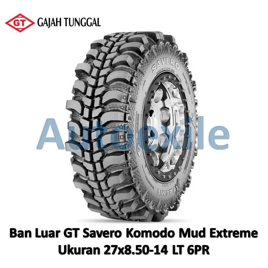 Gajah Tunggal GT 27x8.50-14 Savero Komodo Extreme Ban Luar Tubeless Mobil Off Road MT Mud Lumpur 27x