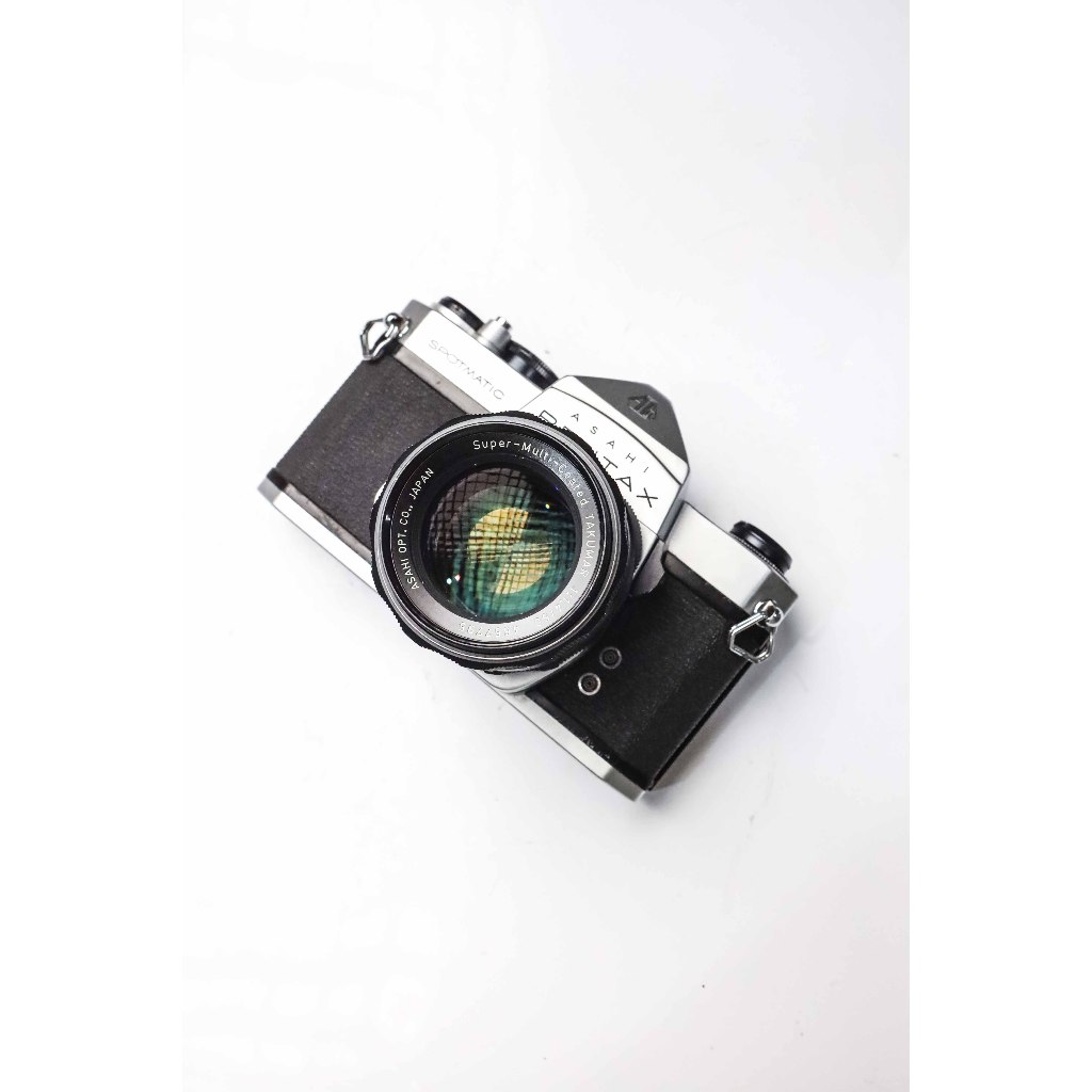 Kamera Analog Pentax Spotmatic kit 35mm f3.5 Takumar Super Mulus Normal 