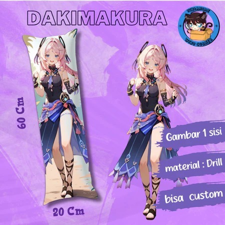 Dakimakura Premium HD / Bantal Guling Peluk Anime Citlali Genshin Impact