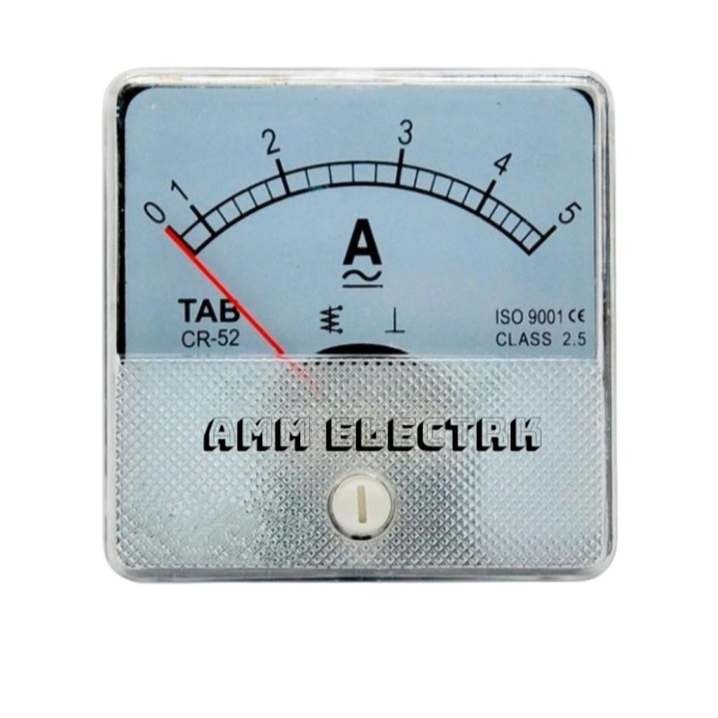 Ampere Meter Analog AC/DC CR-52 10 A Panel Meter