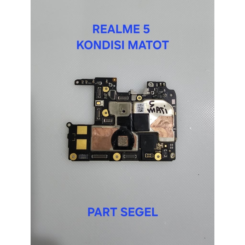 mesin mati REALME 5 KONDISI MATOT | part segel