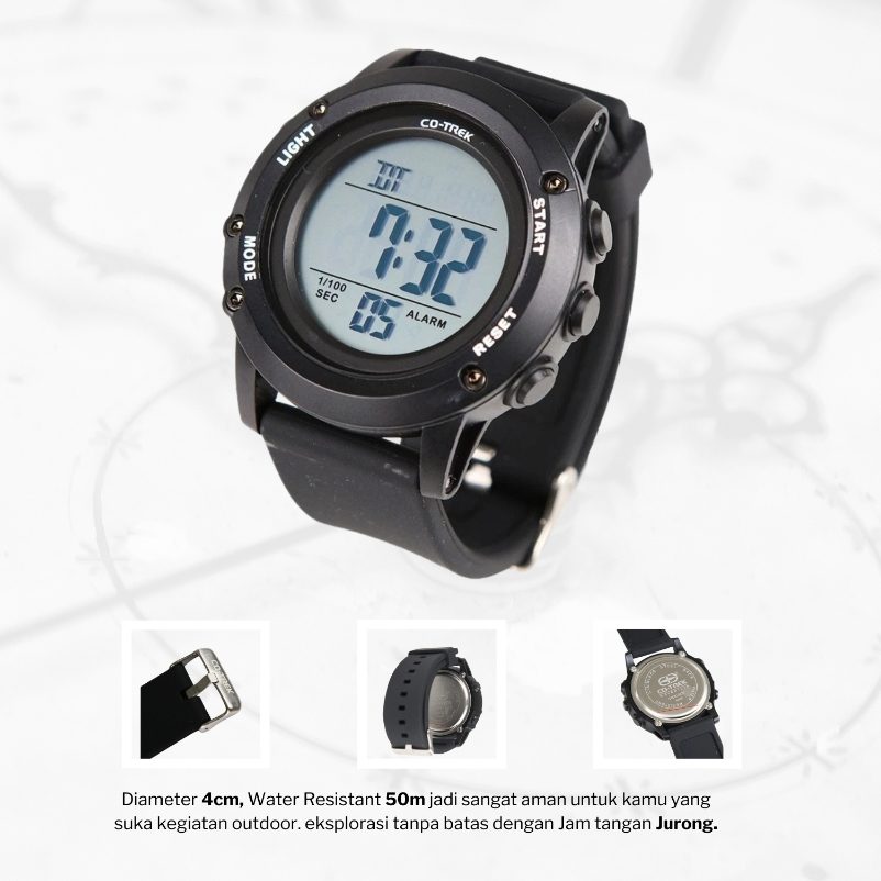 Jam Tangan Jurong Cotrek Adventure Digital 50M