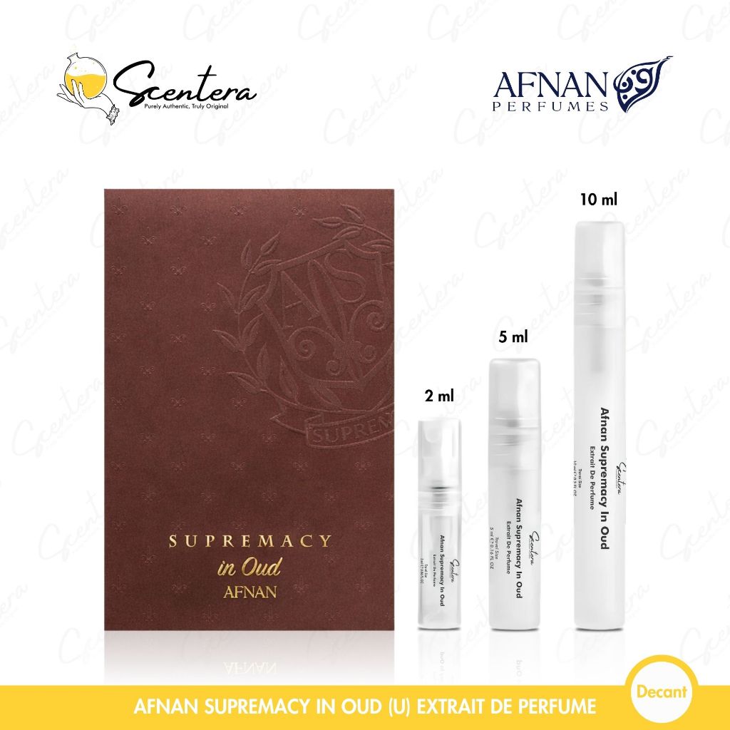 Afnan Supremacy In Oud (U) Extrait De Perfume Travel Size - Parfum Unisex