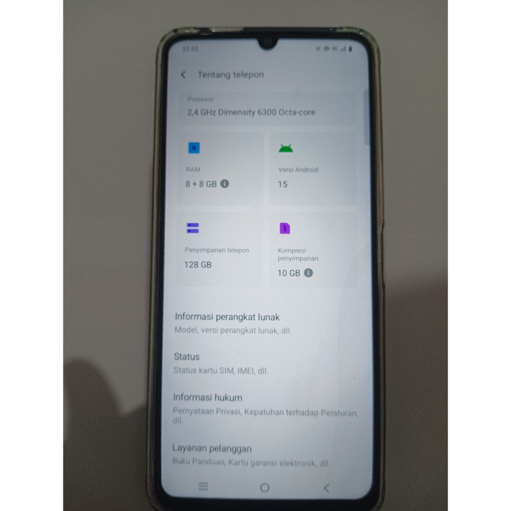 Vivo Y19sGT 5G 8/128Gb Handphone Bekas Mulus Like New Garansi Panjang