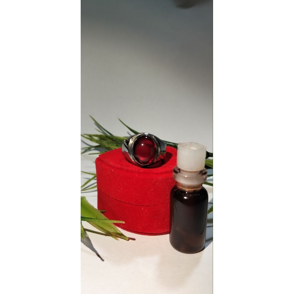 cincin batu merah delima siam