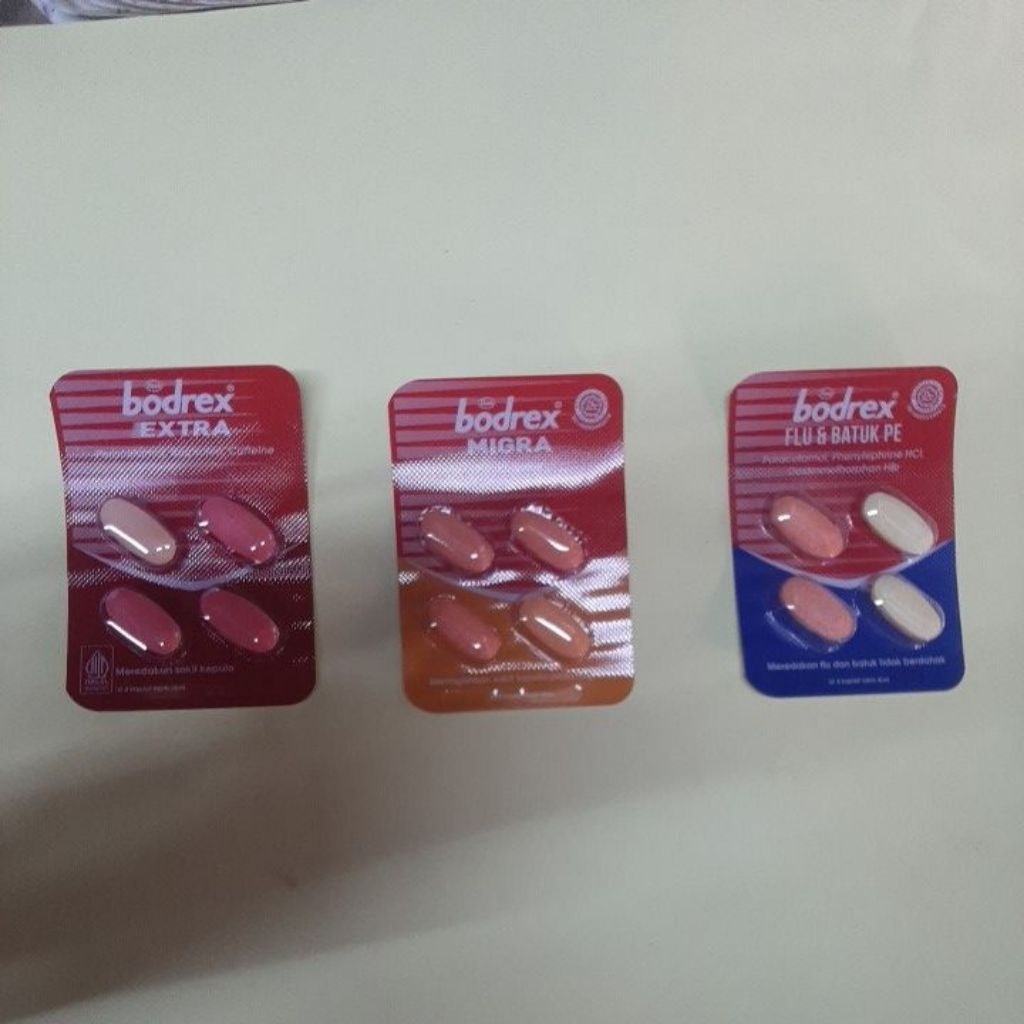 bodrex extra / bodrex migra / bodrex flu & batuk