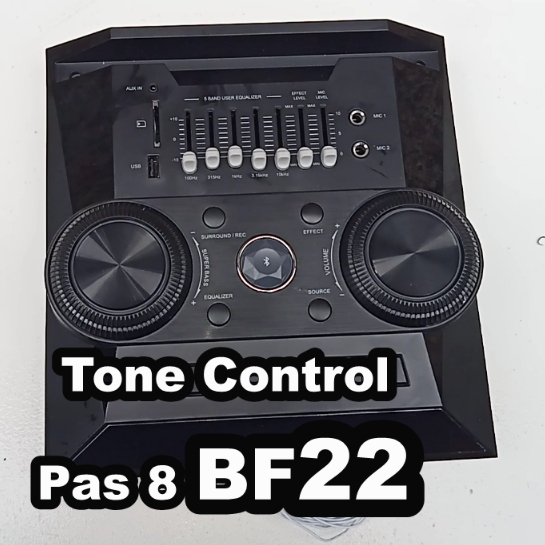 tone control polytron pas 8 bf22 - baru ori garansi full