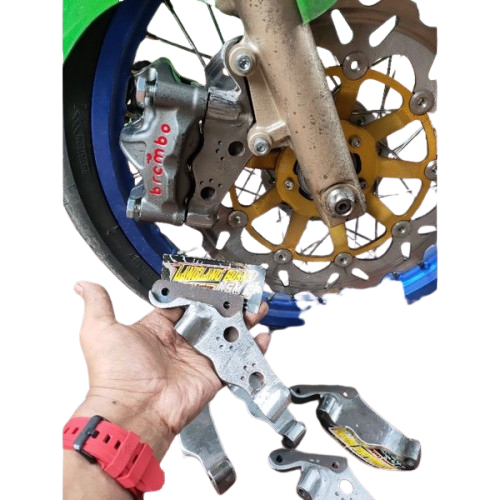 breket kaliper M50/gp4 /Brembo pitc 100 (bahan besi )K