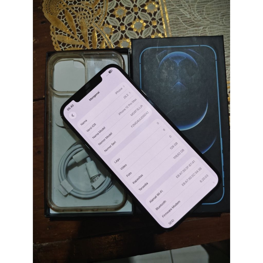 Iphone 12 Promax 128gb inter