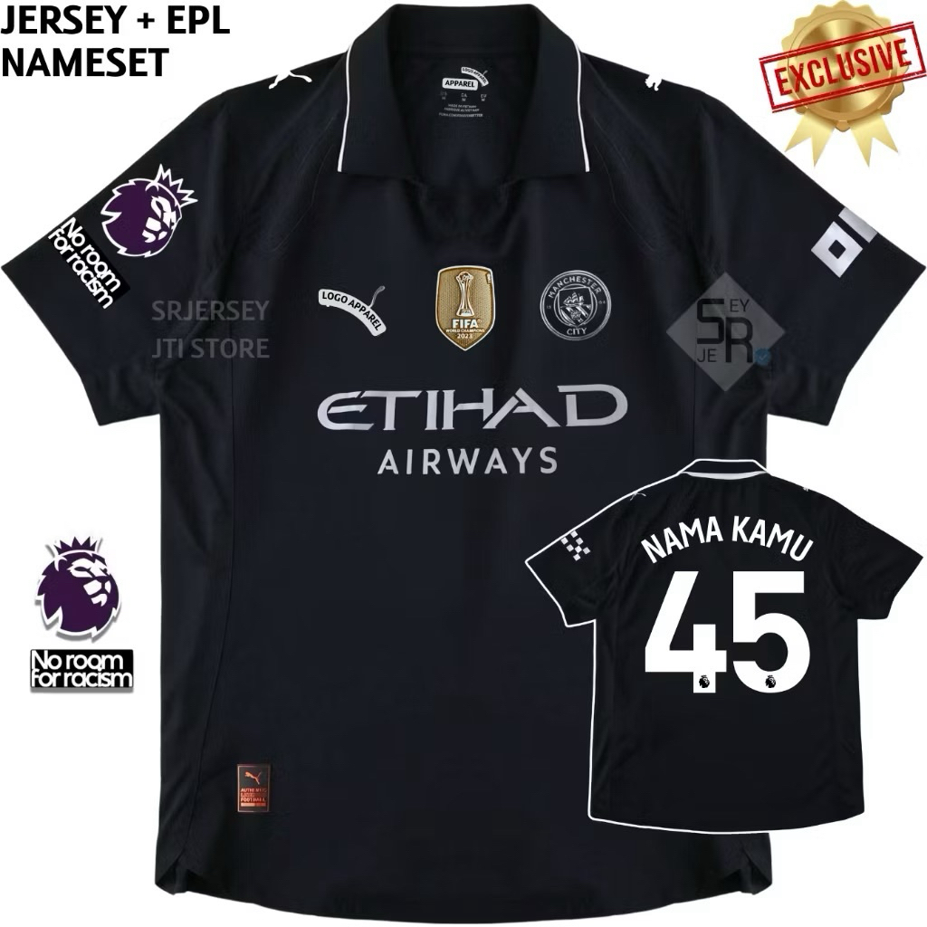 PLAYER ISSUE Jersey Manchester City Away 2025 2026 - Jersey City Terbaru High Quality