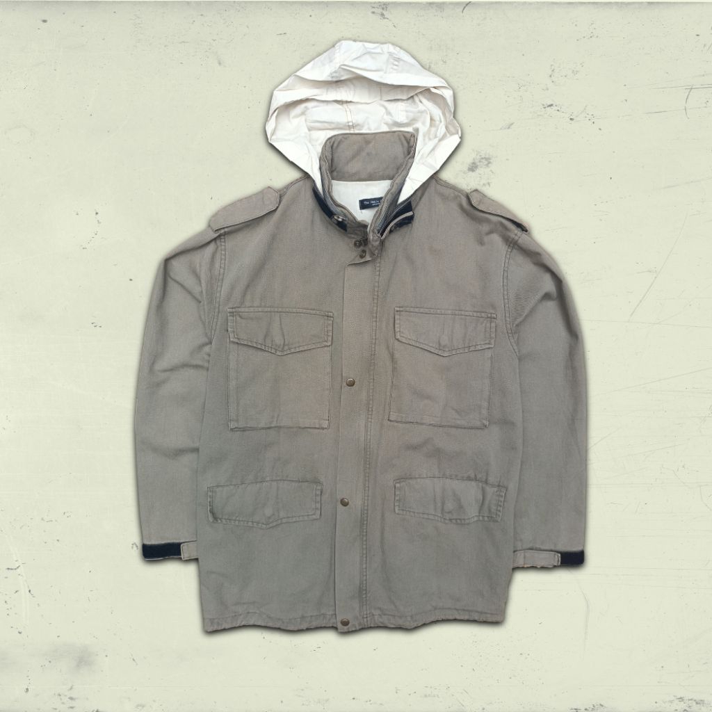 Denim M65 Field Jacket By Denim Holic Size XL Cotton Furing Utility Wear Army Outfit